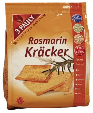 Crackers rozmarin 125g - 3 PAULY