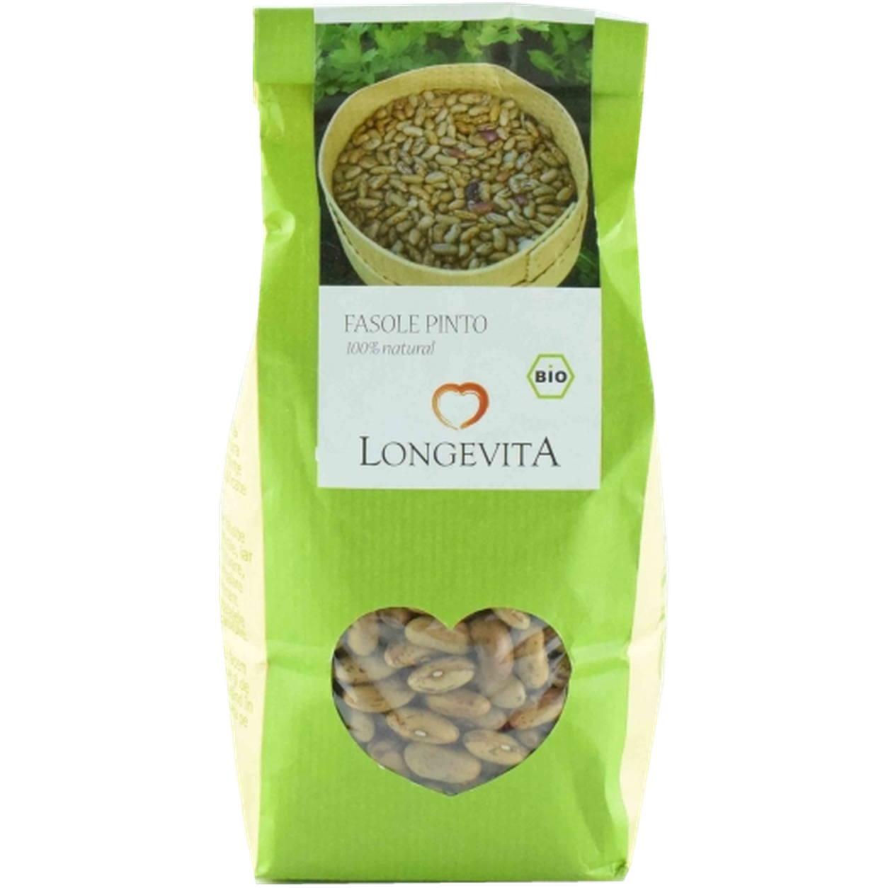 Fasole pinto boabe eco 500g - LONGEVITA