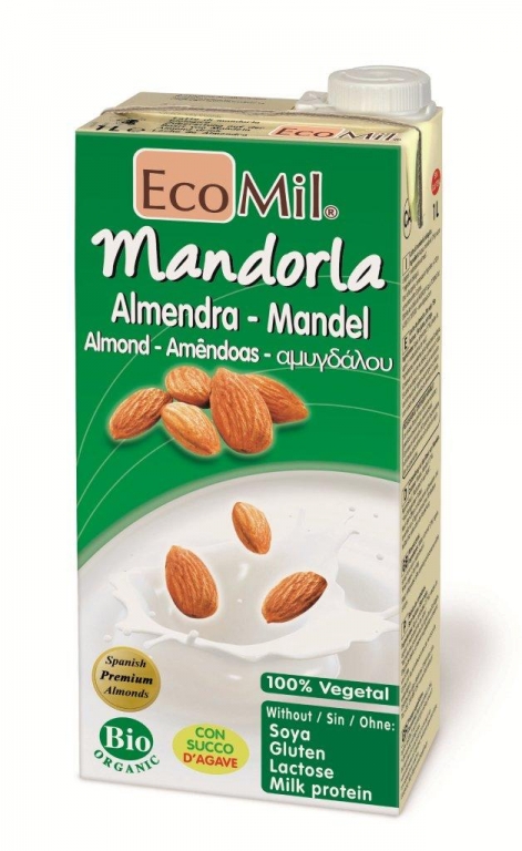 Lapte migdale Ca agave eco 1L - ECOMIL