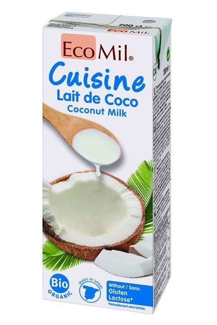 Smantana vegana cocos pt gatit eco 200ml - ECOMIL