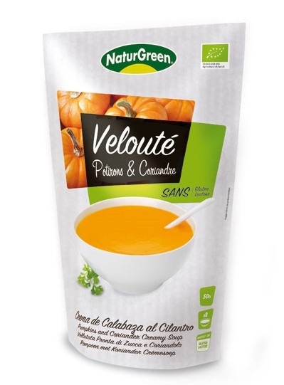 Supa crema dovleac coriandru eco 500ml - NATURGREEN
