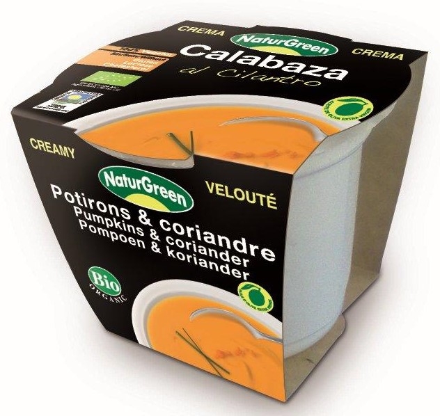 Supa crema dovleac coriandru eco 310g - NATURGREEN