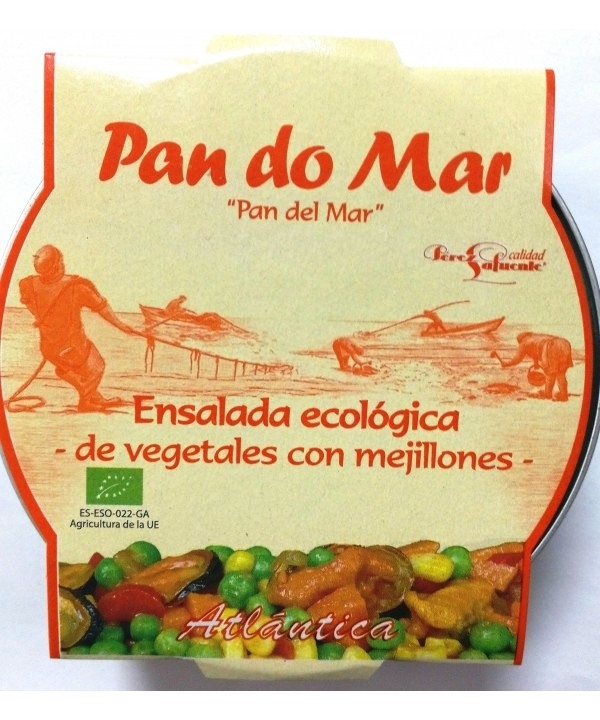 Salata legume fructe mare Galitiana eco 250g - PAN DO MAR
