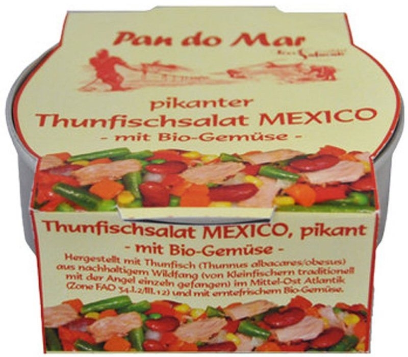 Salata picanta ton legume Mexico eco 250g - PAN DO MAR