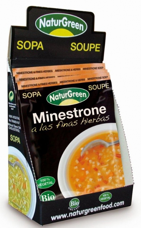 Supa minestrone ierburi fine eco 40g - NATURGREEN
