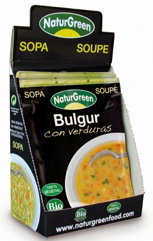 Supa bulgur cu vegetale eco 40g - NATURGREEN