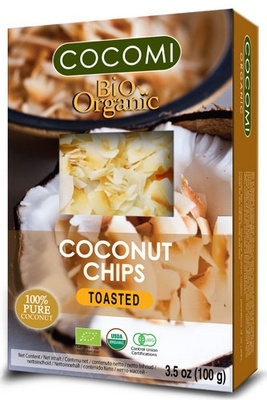 Chipsuri cocos coapte eco 100g - COCOMI
