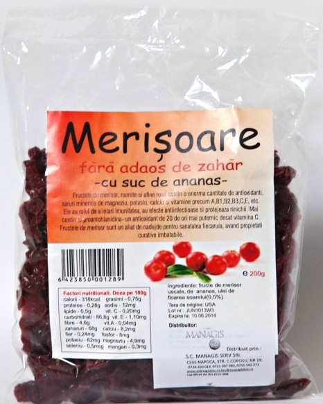 Merisor uscat suc ananas 200g - DECO ITALIA