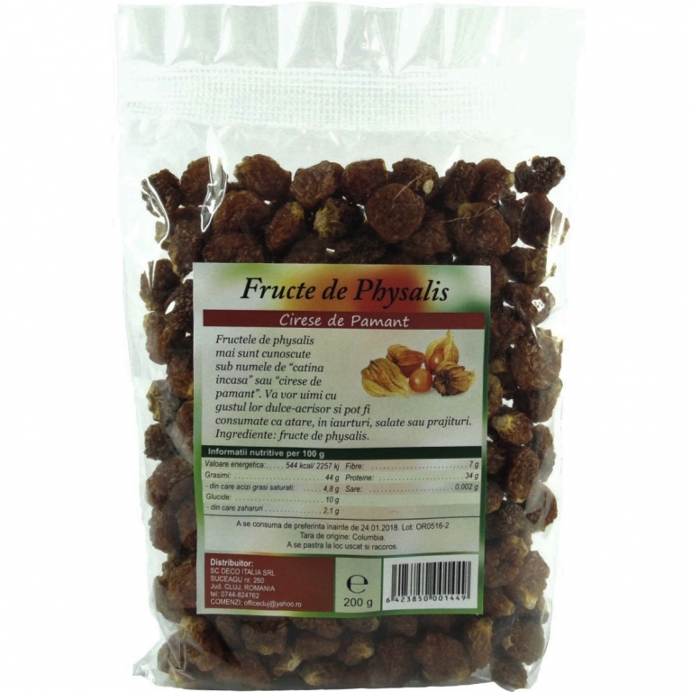 Physalis fructe uscate 200g - DECO ITALIA