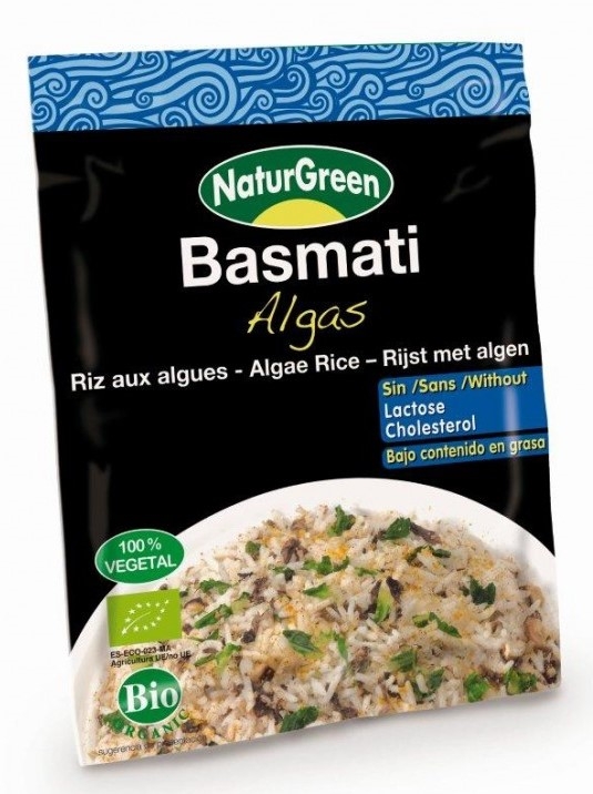 Pilaf basmati alge japoneze plic eco 150g - NATURGREEN
