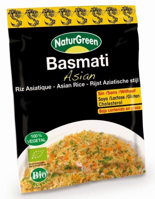 Pilaf basmati stil asiatic plic eco 150g - NATURGREEN