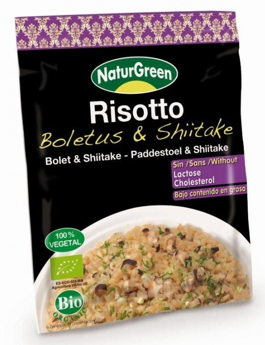 Risotto cu hribi shiitake eco 150g - NATURGREEN