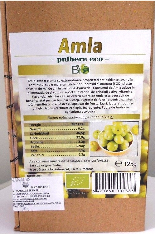 Pulbere amla eco 200g - DECO ITALIA