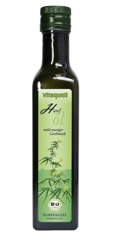 Ulei canepa virgin eco 250ml - VITAQUELL