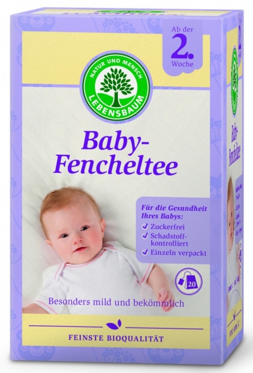 Ceai fenicul bebelusi +2sapt eco 20dz - LEBENSBAUM