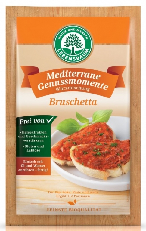 Condimente mediteraneene Bruschetta eco 20g - LEBENSBAUM