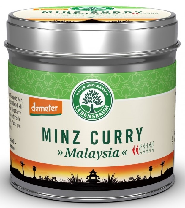 Condimente curry menta Malaezia eco 45g - LEBENSBAUM