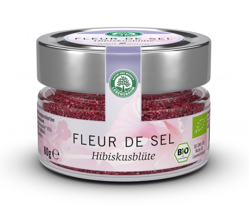 Flori de sare mlastina greceasca hibiscus eco 80g - LEBENSBAUM