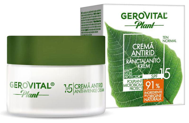 Crema Antirid Spf15 Microbiom Protect 50ml - Gerovital Plant