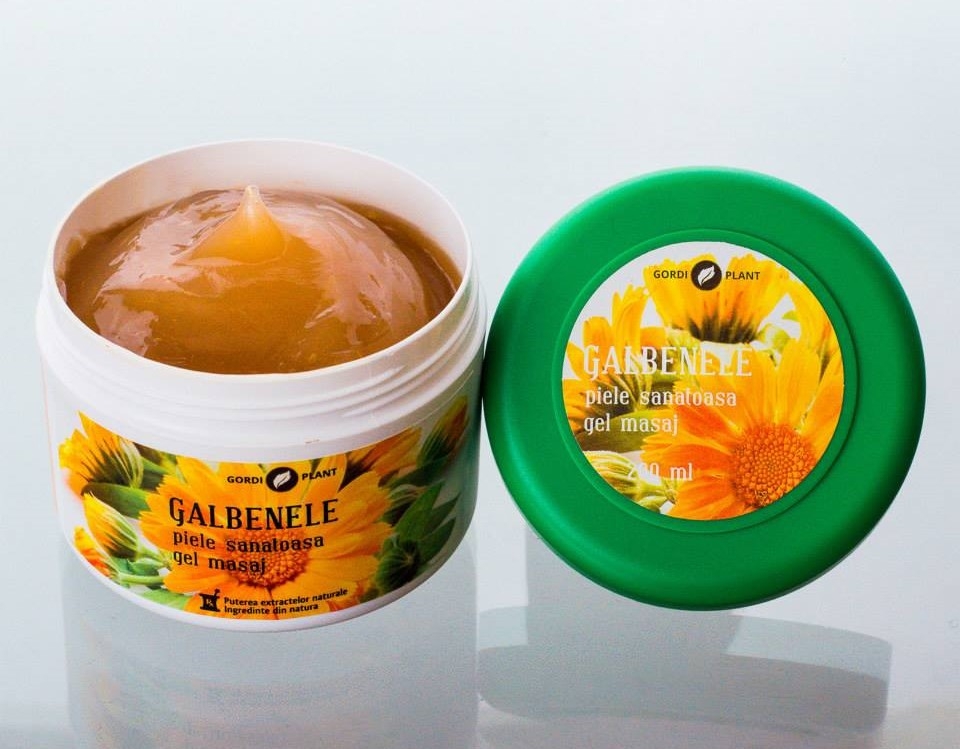 Gel masaj galbenele 200ml - GORDI PLANT