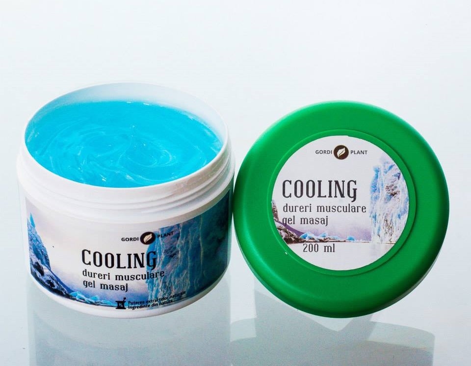 Gel masaj racoritor dureri musculare 200ml - GORDI PLANT