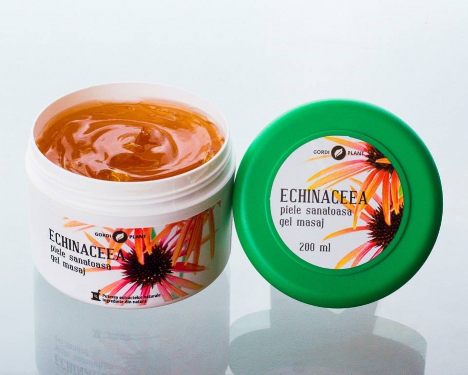 Gel masaj echinaceea 200ml - GORDI PLANT