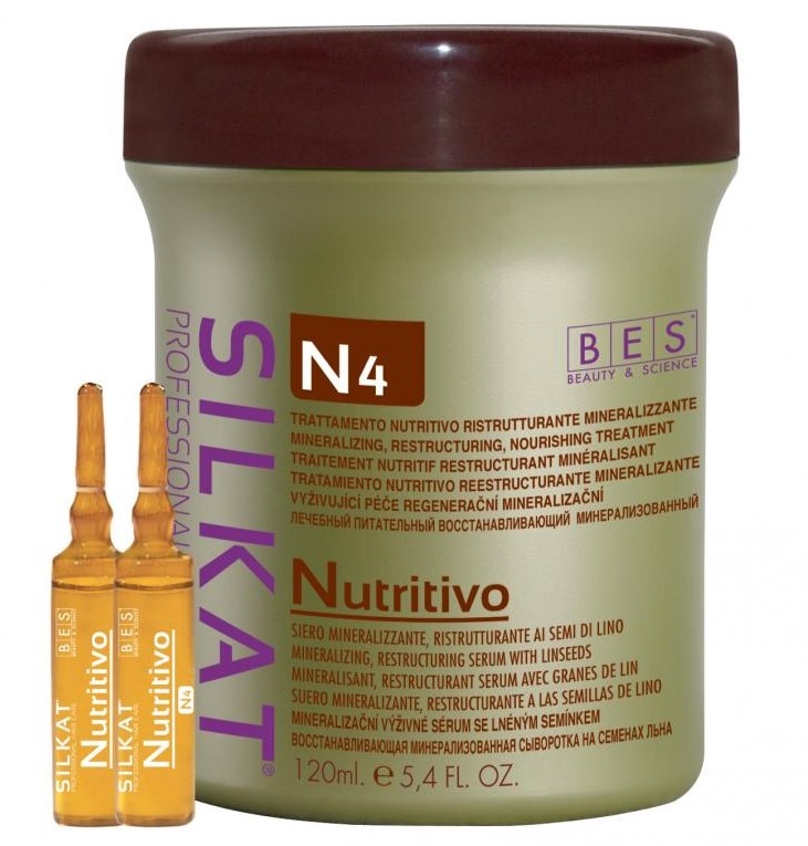 Tratament par nutritiv restructurant mineralizant N4 Silkat 12fl - BES