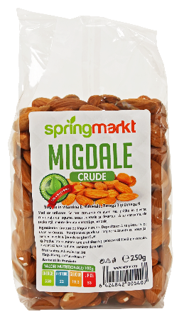 Migdale crude intregi 250g - SPRINGMARKT
