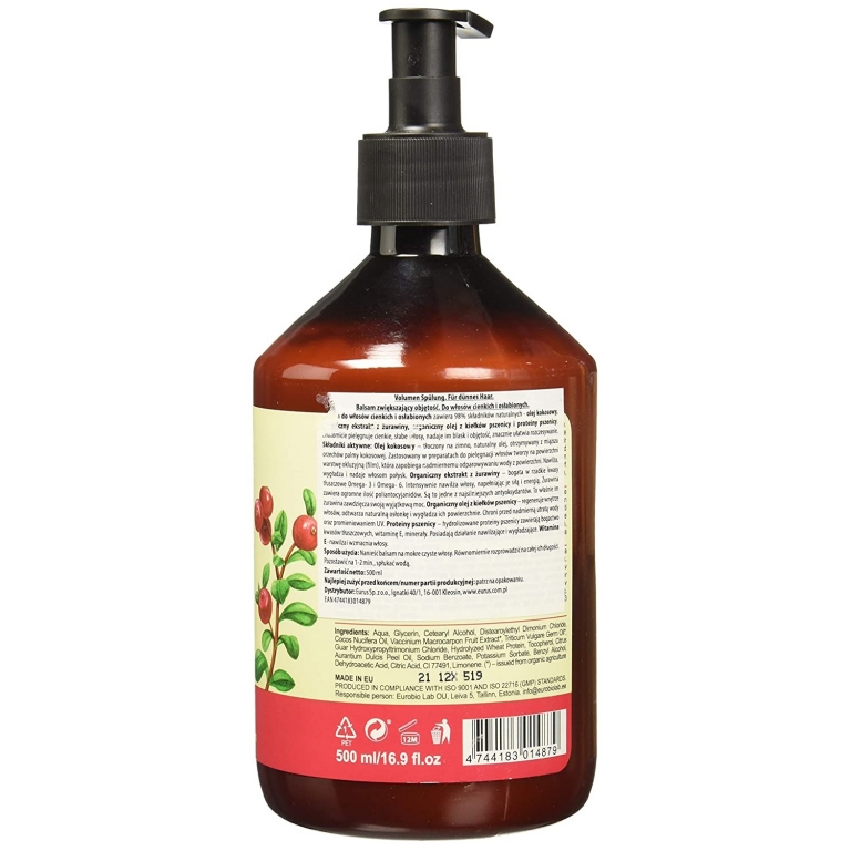 Balsam par subtire nutritiv volum 500ml - REZEPTE DER OMA GERTRUDE