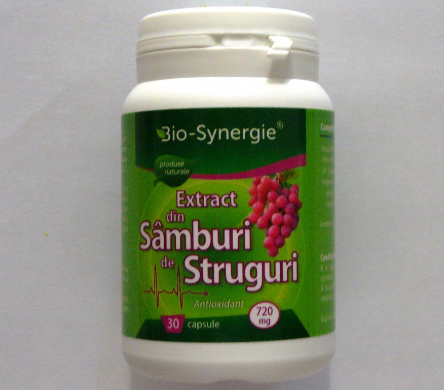 Samburi struguri extract 340mg 30cps - BIO SYNERGIE