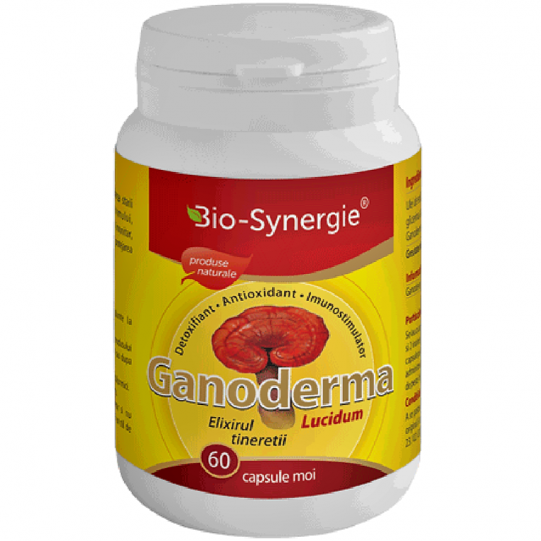 Ganoderma lucidum 400mg 60cps - BIO SYNERGIE