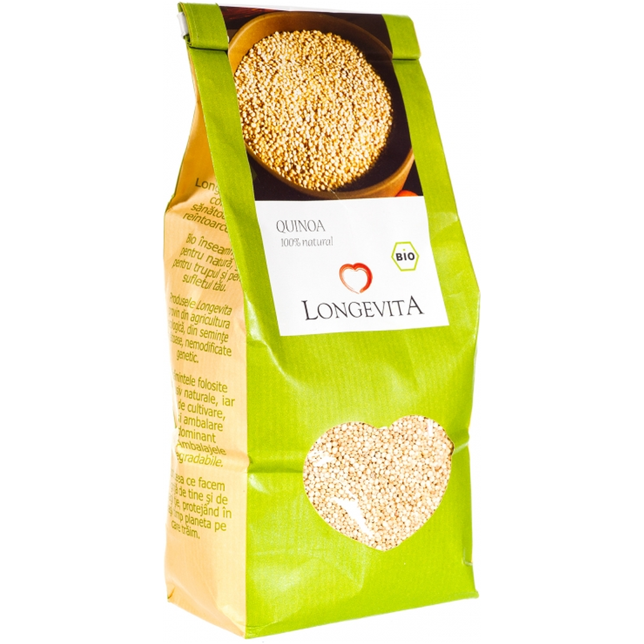 Quinoa alba boabe eco 500g - LONGEVITA