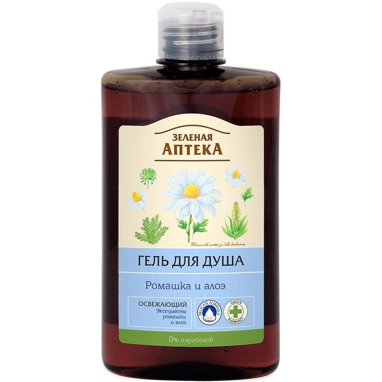 Gel dus hidratant musetel aloe 400ml - ZELENAYA APTEKA