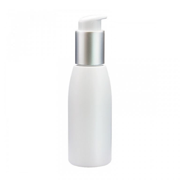 Flacon plastic alb Gaia cu pompa mica 100ml - MAYAM