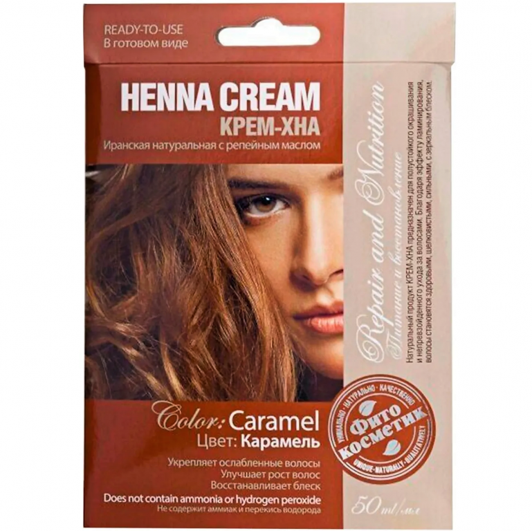 Crema Henna iraniana par caramel 50ml - FITOKOSMETIK