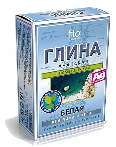 Pudra argila alba Anapa efect mineralizant 100g - FITOKOSMETIK