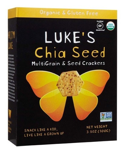 Crackers multicereale seminte chia eco 100g - LUKE`S ORGANIC