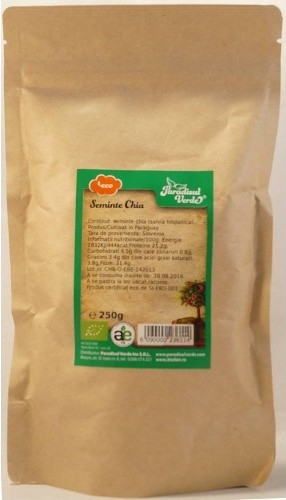 Seminte chia S eco 250g - PARADISUL VERDE