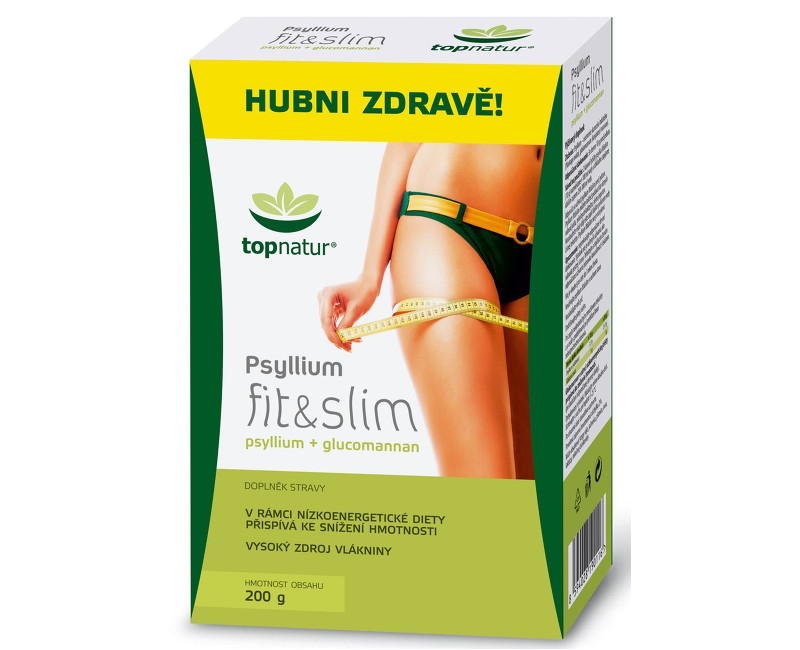 Fit & Slim psyllium glucomannan 200g - TOPNATUR