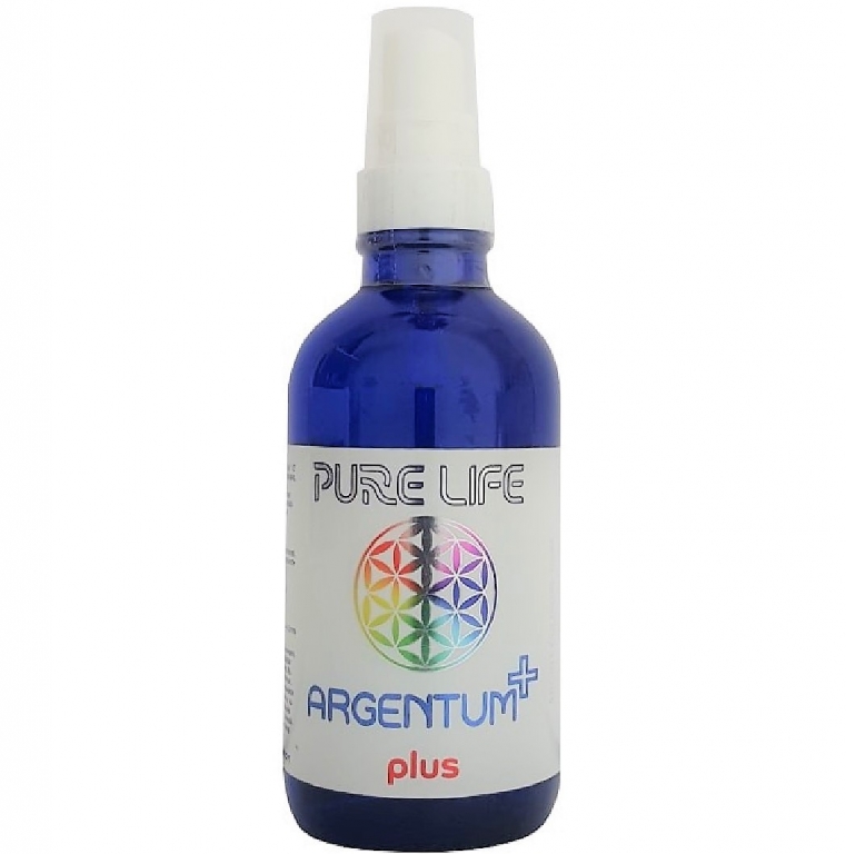 Argint coloidal 10ppm Argentum+ plus pulverizator 120ml - PURE LIFE