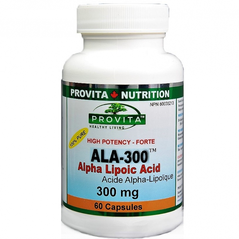 ALA 300 acid alfa lipoic 300mg 60cps - PROVITA NUTRITION