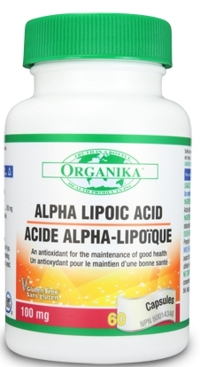 Acid alfa lipoic 100mg 60cps - ORGANIKA HEALTH