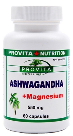 Ashwagandha Magnezium 550mg 60cps - PROVITA NUTRITION