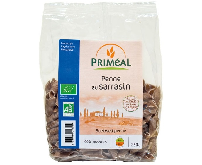 Paste penne hrisca integrala eco 250g - PRIMEAL