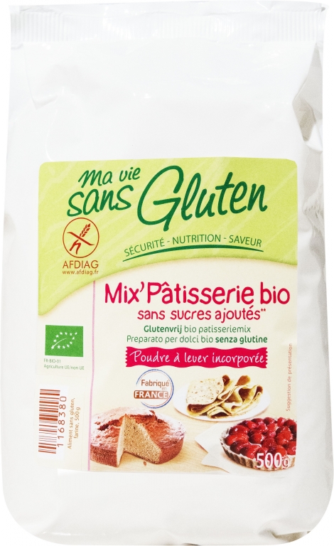 Premix patiserie fara gluten fara zahar eco 500g - MA VIE SANS GLUTEN