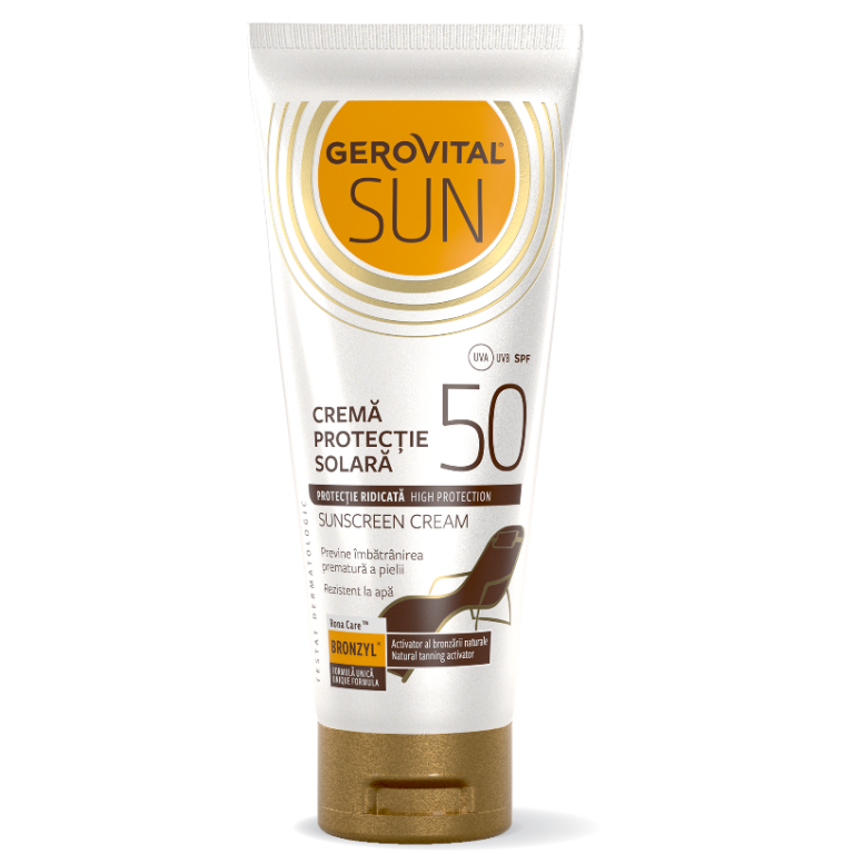 Crema Protectie Solara Spf50 100ml - Gerovital Sun