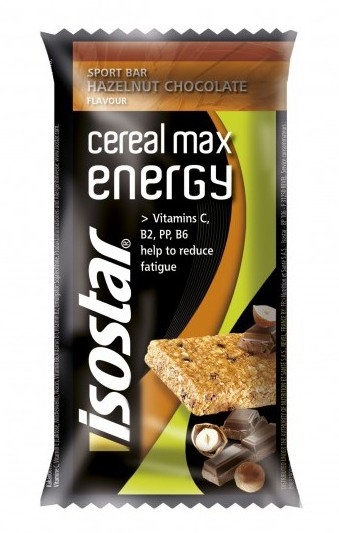 Baton energizant alune ciocolata CerealMax 55g - ISOSTAR