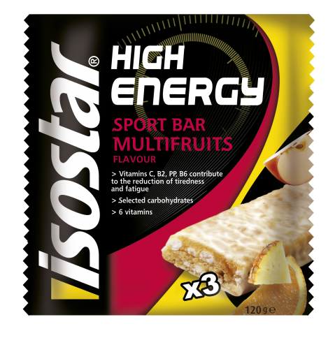 Batoane energizante multifruct High 3x40g - ISOSTAR