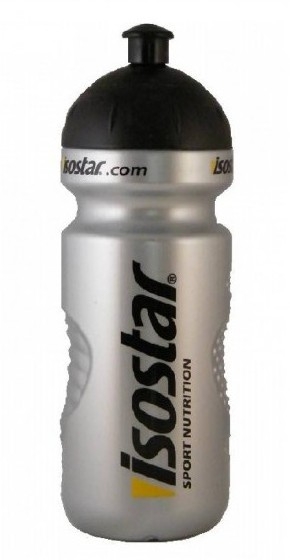 Bidon lichide argintiu fitness 500ml - ISOSTAR