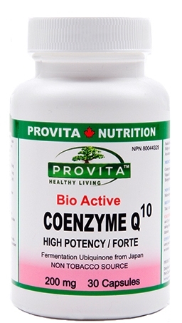Coenzima Q10 200mg Bio Active 30cps - PROVITA NUTRITION